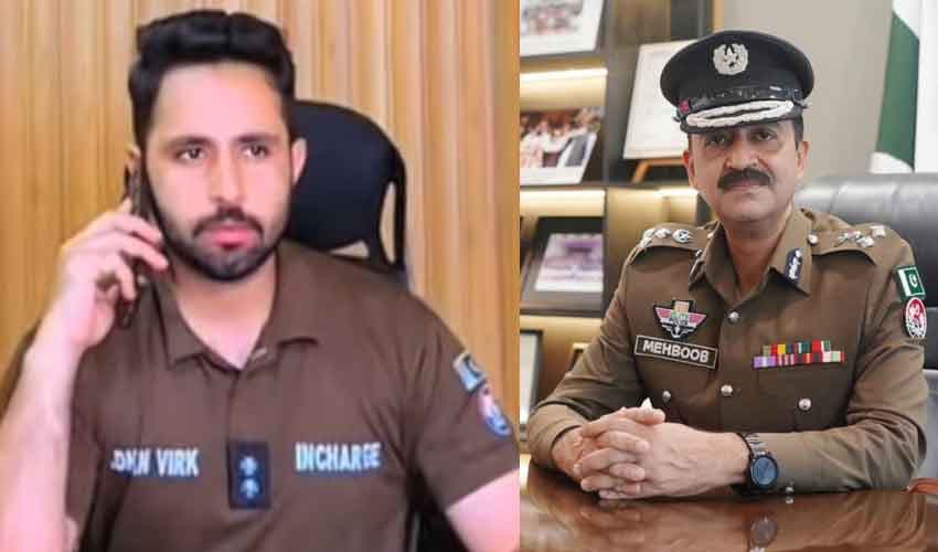 Ex-SHO Adnan Virk and DIG Mehboob Aslam Lilla Ex-SHO Adnan Virk and DIG Mehboob Aslam Lilla