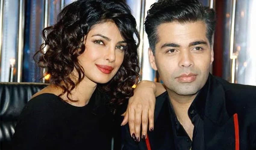 Priyanka Chopra and Karan Johar Priyanka Chopra and Karan Johar