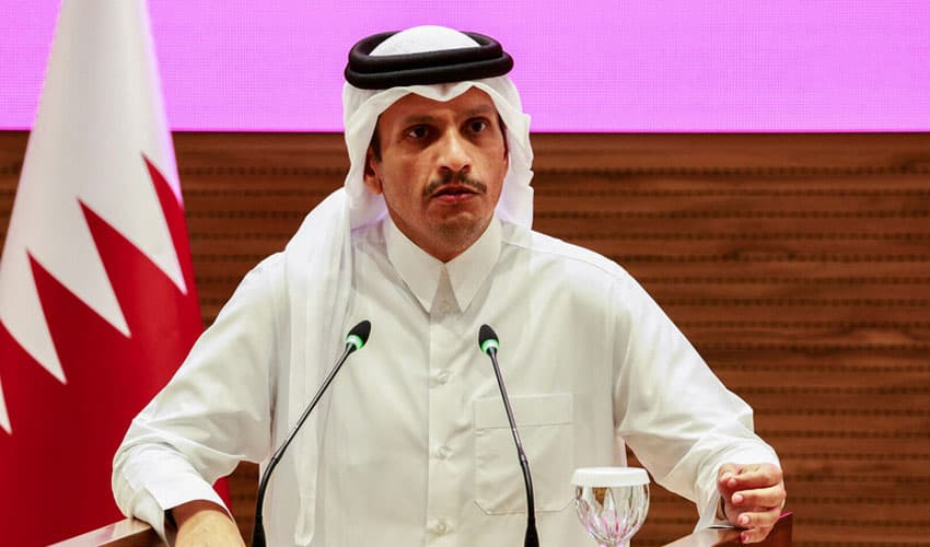 Gaza talks at critical moment: Qatar's PM Gaza talks at critical moment: Qatar's PM