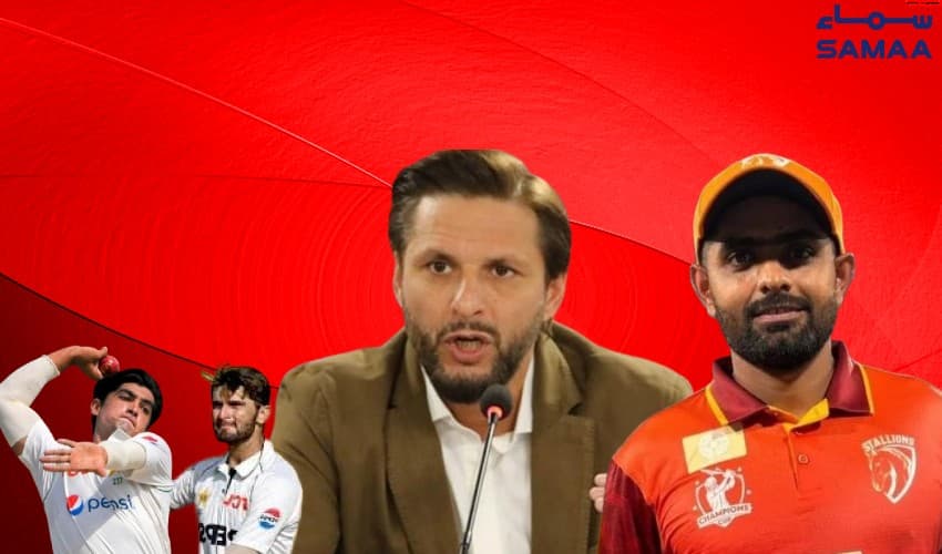 Shahid Afridi backs PCB’s decision to rest Babar, Shaheen, Naseem Shahid Afridi backs PCB’s decision to rest Babar, Shaheen, Naseem