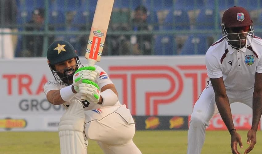Pakistan vs West Indies: Shakeel, Rizwan’s fifties help Pakistan recover after early hiccup (Courtesy: Online) Pakistan vs West Indies: Shakeel, Rizwan’s fifties help Pakistan recover after early hiccup (Courtesy: Online)