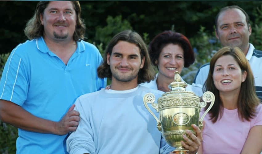 Tributes pour in for Roger Federer's coach Peter Lundgren – AFP Tributes pour in for Roger Federer's coach Peter Lundgren – AFP