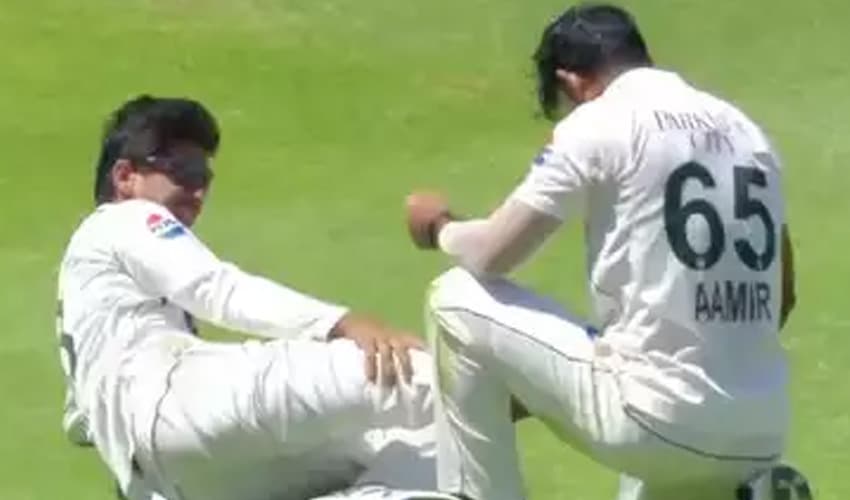 Saim Ayub rules out of Cape Town Test after 'horrific' ankle injury (Courtesy: Online) Saim Ayub rules out of Cape Town Test after 'horrific' ankle injury (Courtesy: Online)