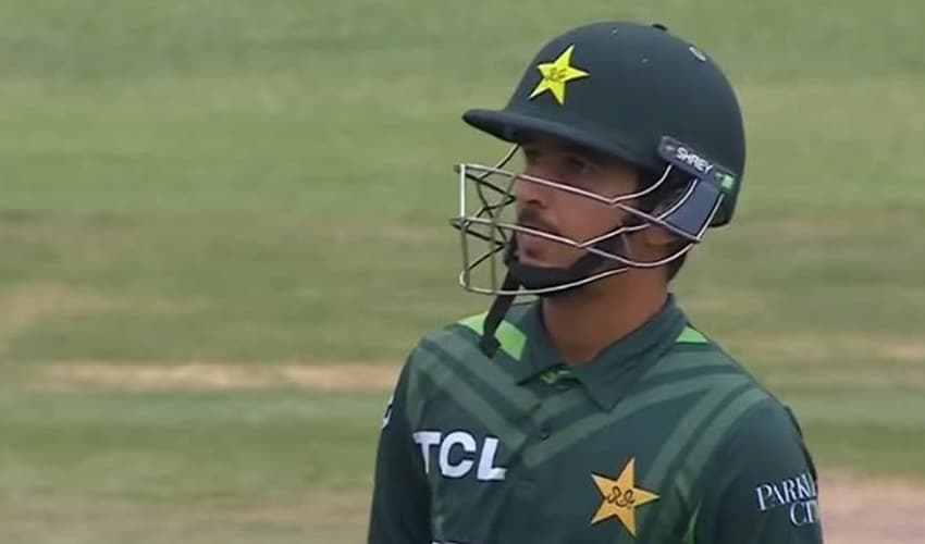 Saim Ayub reaches half-century in tough Johannesburg conditions (Courtesy: Online) Saim Ayub reaches half-century in tough Johannesburg conditions (Courtesy: Online)