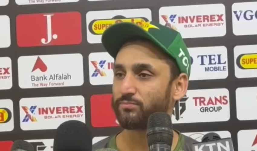 Agha commends Nawaz over bowling brilliance against Afghanistan (Courtesy: Online) Agha commends Nawaz over bowling brilliance against Afghanistan (Courtesy: Online)