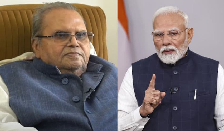 Satya Pal Malik and PM Modi Satya Pal Malik and PM Modi