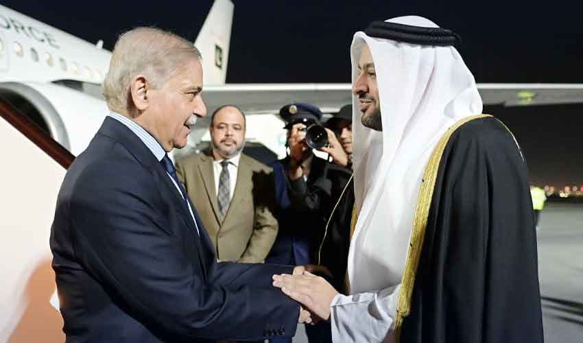 Shehbaz Sharif in Qatar Shehbaz Sharif in Qatar