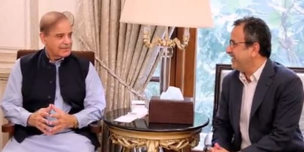 Shehbaz Sharif meets party leaders screengrab – @pmln_org Shehbaz Sharif meets party leaders screengrab – @pmln_org