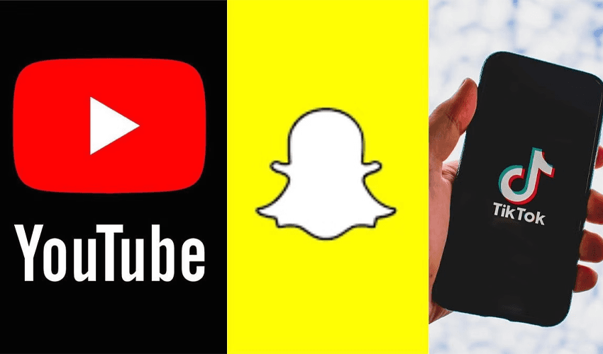 Snapchat vs Youtube vs TikTok Snapchat vs Youtube vs TikTok