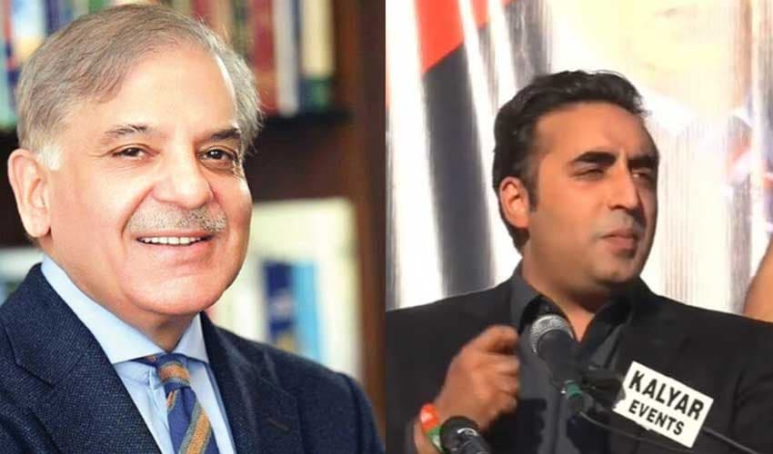 From left to right: Shehbaz Sharif and Bilawal Bhutto Zardari From left to right: Shehbaz Sharif and Bilawal Bhutto Zardari