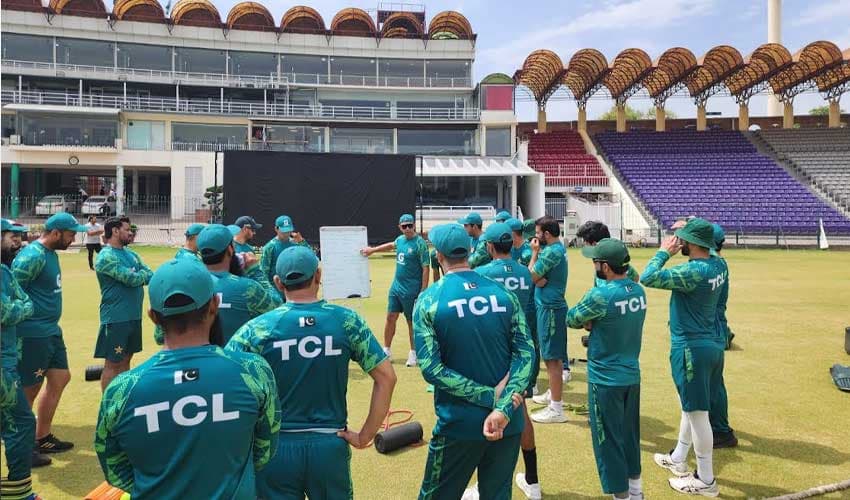 Pakistan team reach Gaddafi for short training camp before Ireland series – AFP Pakistan team reach Gaddafi for short training camp before Ireland series – AFP
