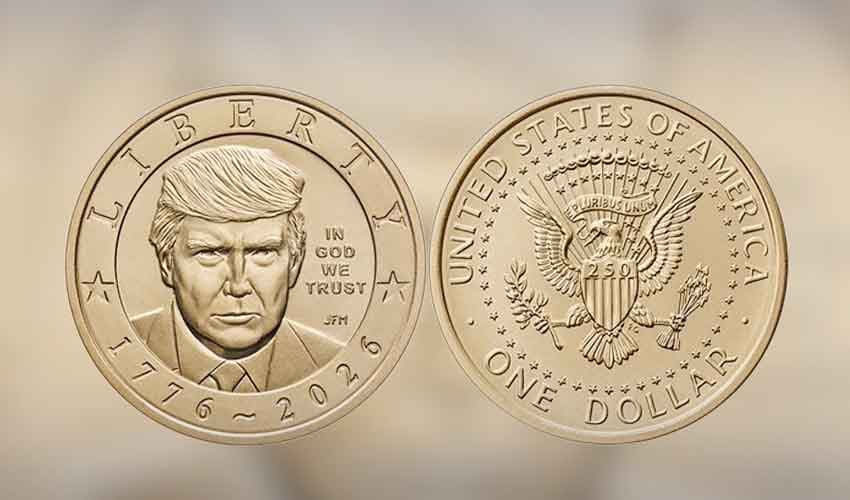 Trump $1 coin Trump $1 coin
