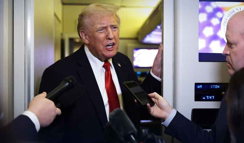 Trump threatens massive tariff on India Trump threatens massive tariff on India