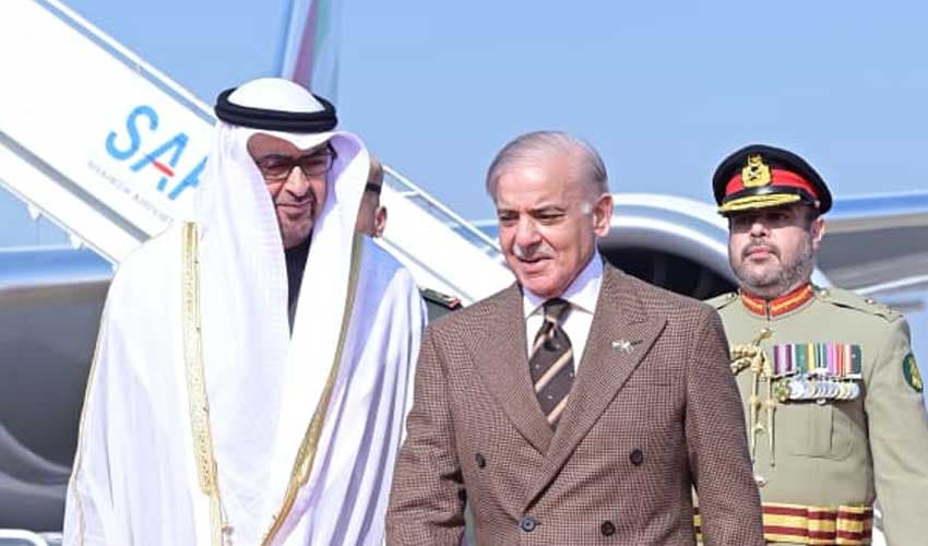 Pakistan, UAE agree on shared goals of peace, stability, sustainable development (Courtesy: @PakPMO) Pakistan, UAE agree on shared goals of peace, stability, sustainable development (Courtesy: @PakPMO)