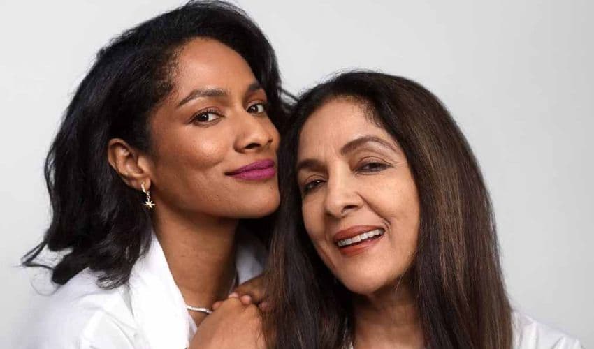 Neena Gupta with her daughter Neena Gupta with her daughter