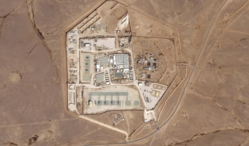 This satellite photo from Planet Labs PBC shows the military base known as Tower 22 on October 12, 2023, where three US troops were killed. Photo: AFP This satellite photo from Planet Labs PBC shows the military base known as Tower 22 on October 12, 2023, where three US troops were killed. Photo: AFP