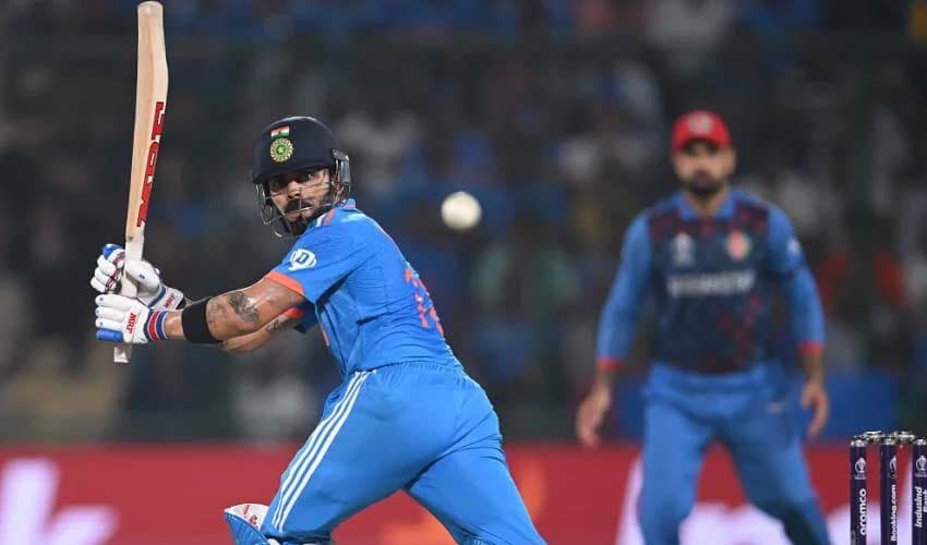 Virat Kohli plays against Afghanistan – File Virat Kohli plays against Afghanistan – File