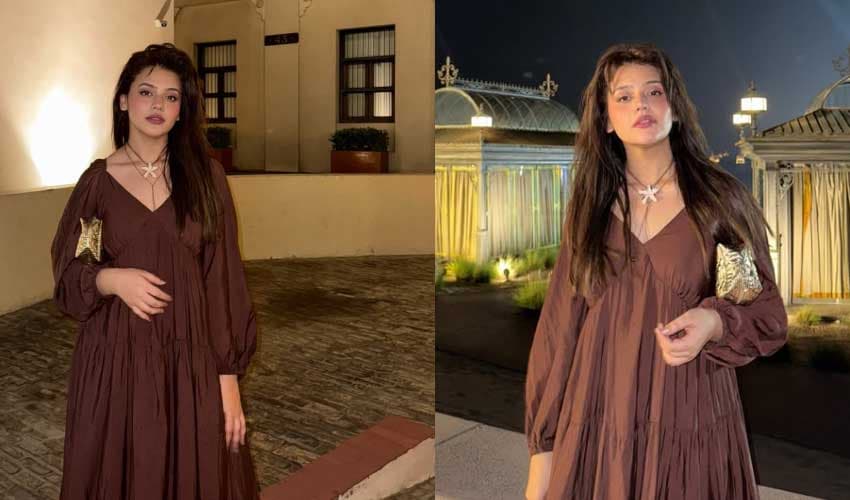 Zara Noor Abbas captivates fans with brown ensemble in Qatar snapshots (Courtesy: @zaranoorabbas.official) Zara Noor Abbas captivates fans with brown ensemble in Qatar snapshots (Courtesy: @zaranoorabbas.official)