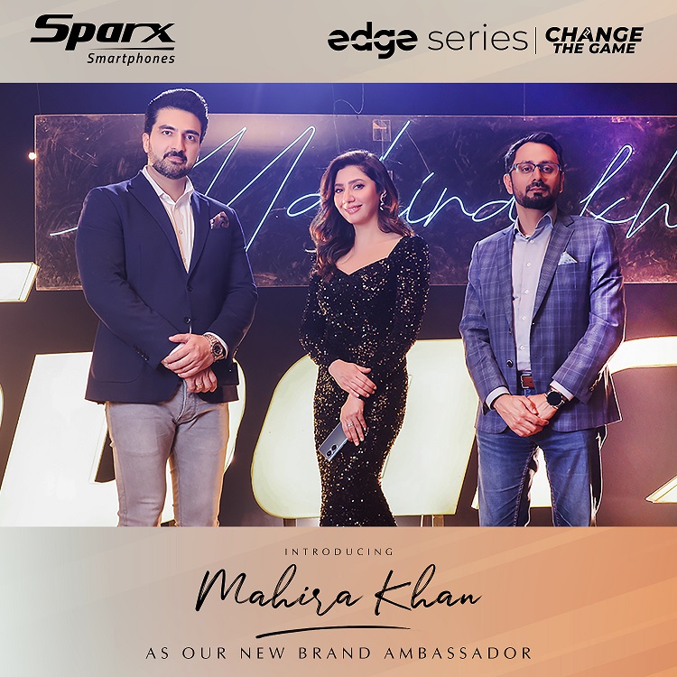 Sparx Smartphone Announces Mahira Khan as Brand Ambassador for Edge Series