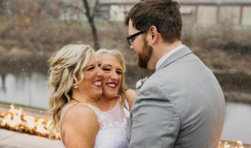 Conjoined twin Abby Hensel ties the knot with US veteran