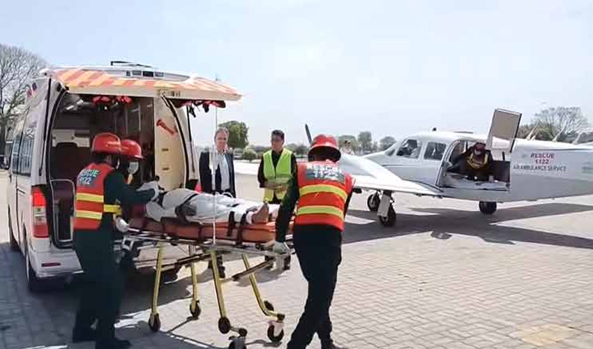 First ever air ambulance service in Pakistan successfully transfers patient