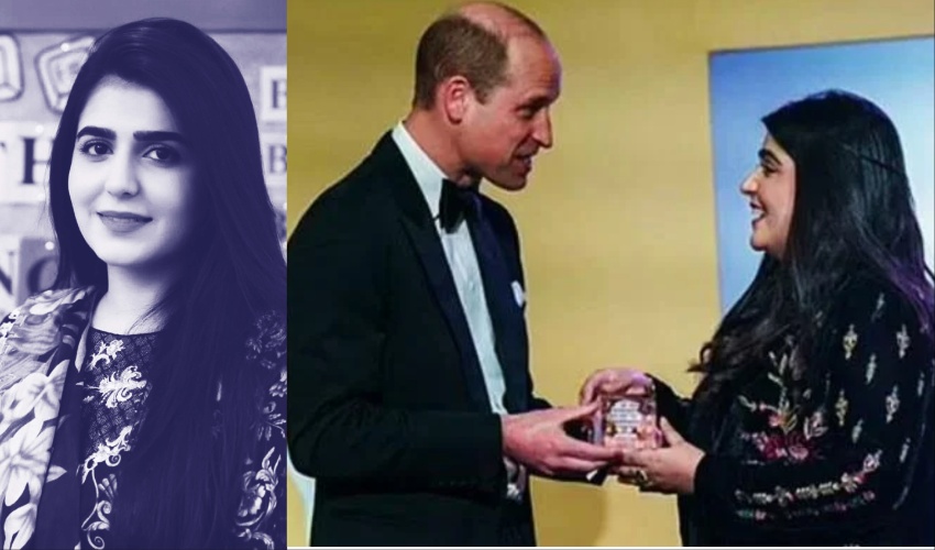 Alizey Khan makes history as first Pakistani woman to receive Diana Legacy Award