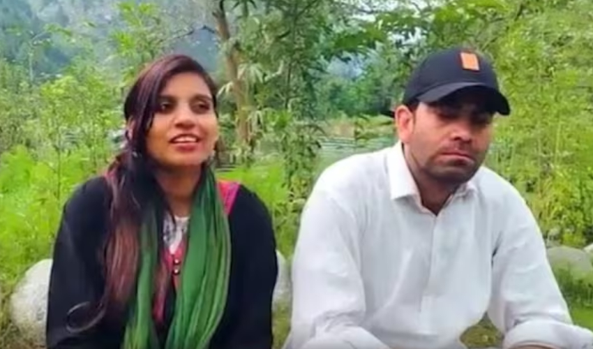 Indian woman Anju's Pakistani husband Nasrullah is ready to go if. . .