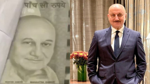 Gandhi's picture replaced by Anupam Kher on fake Indian currency