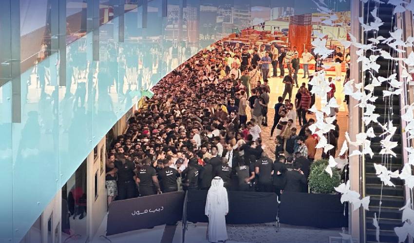 iPhone 15 ‘lovers’ flood Dubai Mall