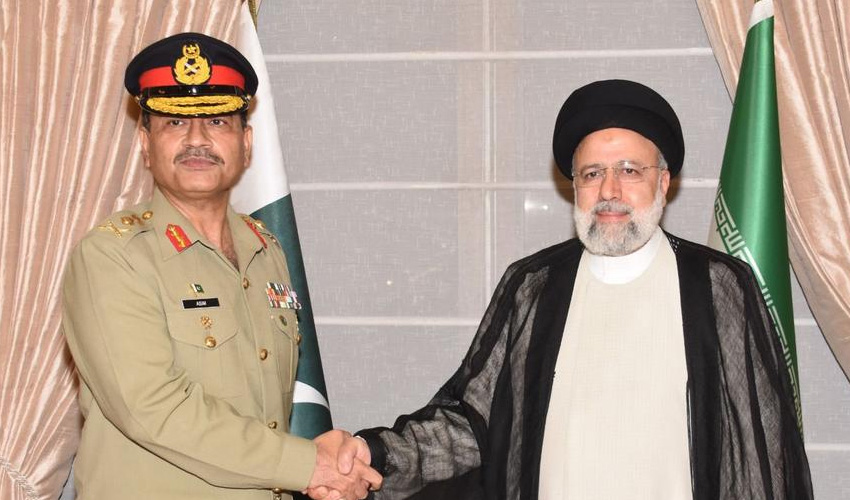 Army Chief Asim Munir Iran Raisi