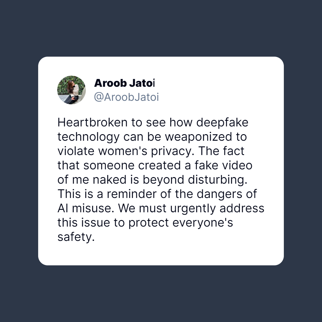 Aroob Jatoi Tweet DeepkFake