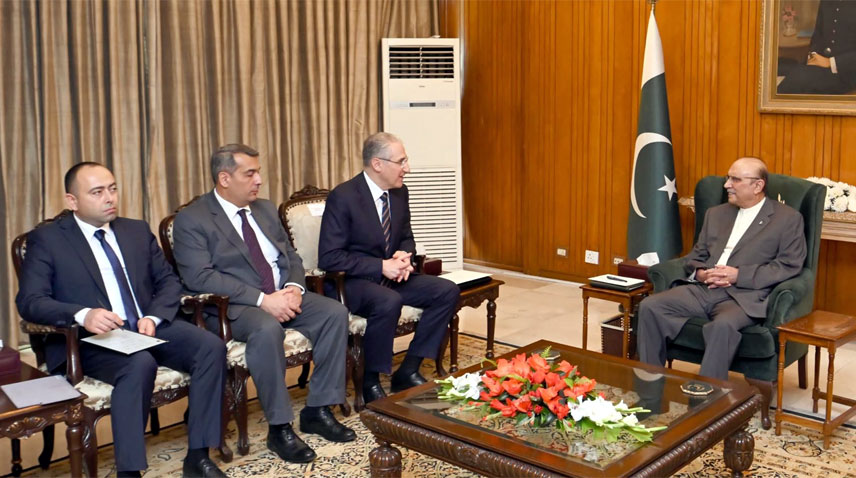 President Zardari, Azerbaijan minister call for global efforts to deal with climate change