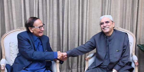 Asif Zardari, Chaudhry Shujaat exchange views on country’s political situation