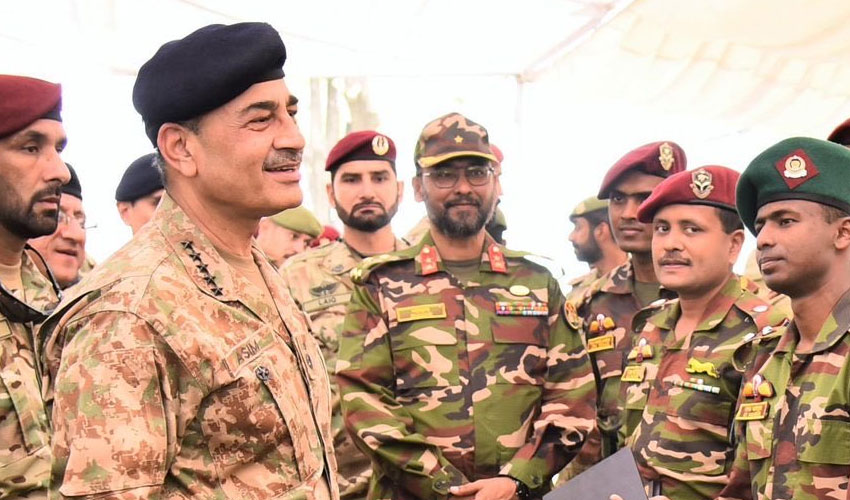 Multinational exercises key to modern warfare: Field Marshal Munir