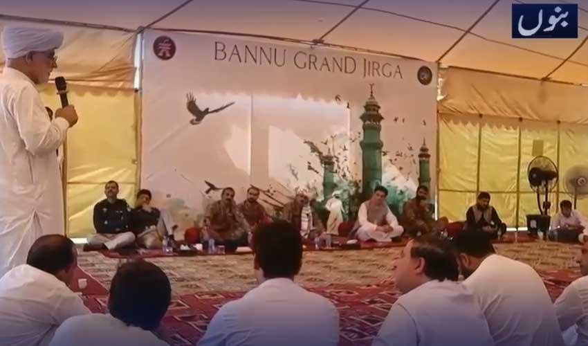 Grand peace jirga held in Bannu with tribal elders and notables