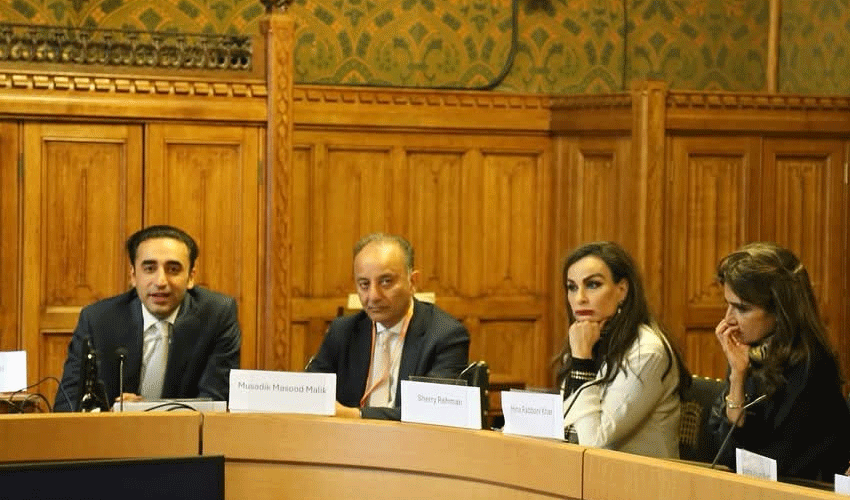 Pakistani delegation warns UK Parliament of India's aggression & treaty violations