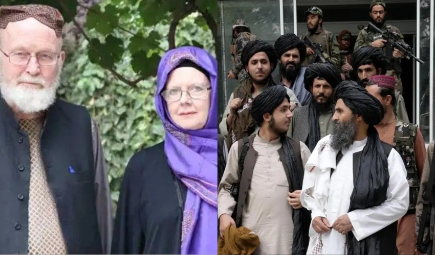 Who are British couple arrested by Taliban in Bamiyan?