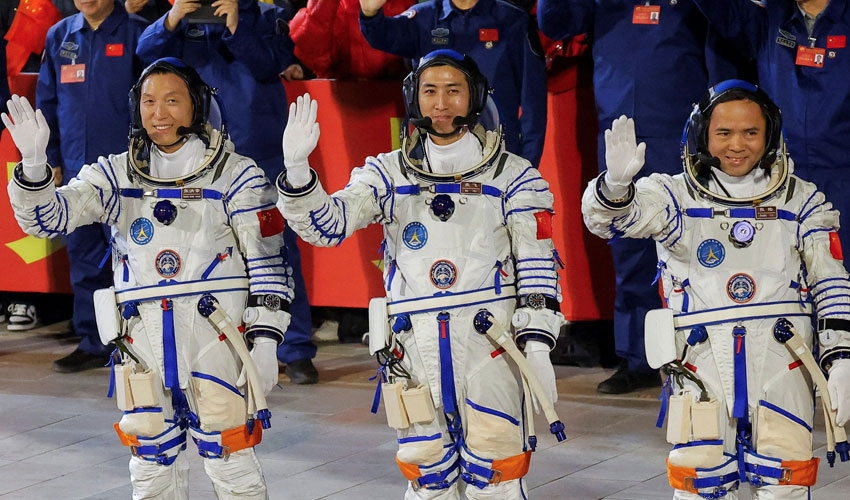 China sends youngest astronaut and 4 mice to Tiangong space station
