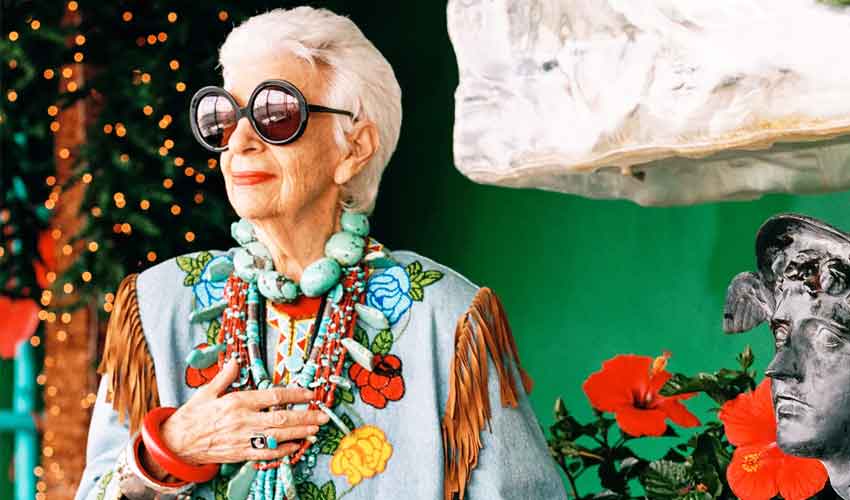 Fashion icon Iris Apfel dies at 102