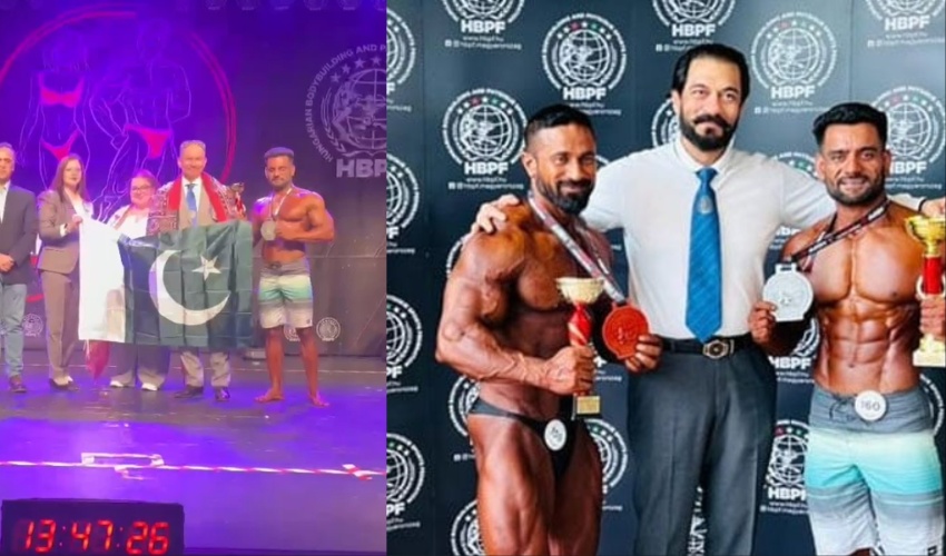 Pakistan clinches two medals at European Bodybuilding Championship