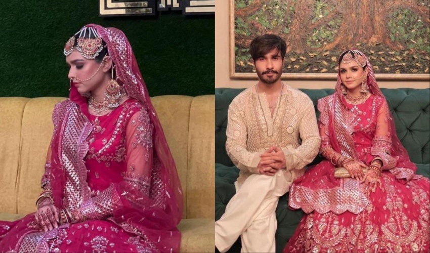 What's the price of Feroze Khan's wife wedding outfit?