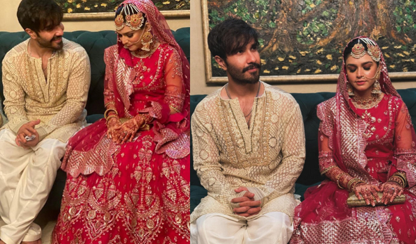 Feroze Khan’s first message to new wife goes viral