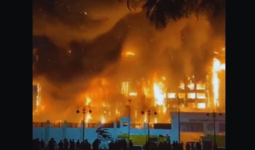 Egypt: Dozens injured as horrific fire engulfs police headquarters