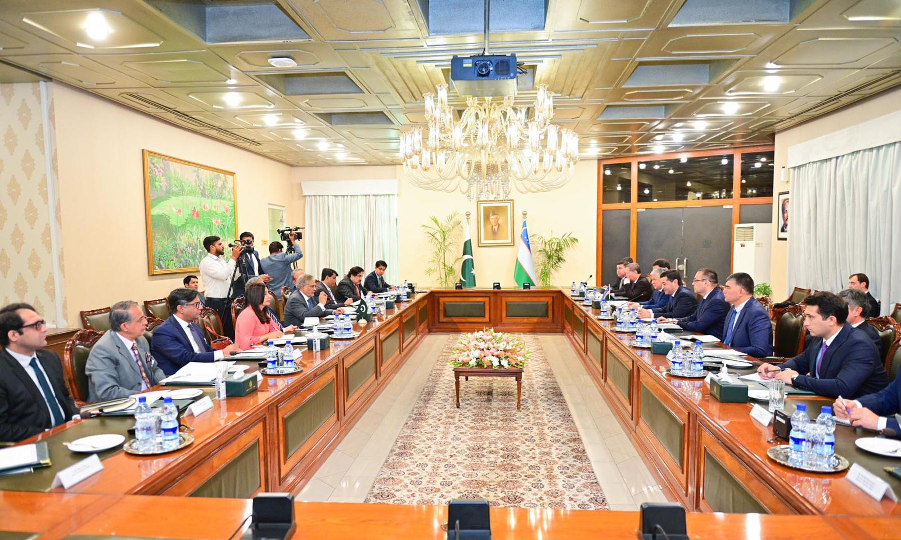 FM Ishaq Dar and Uzbek FM