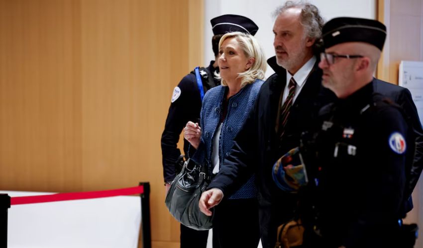 France's Le Pen barred from running for office for five years after graft conviction