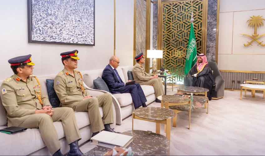 Gen Asim Munir meeting MbS