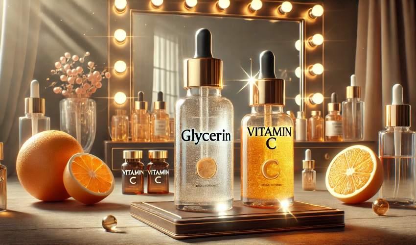The magic of Glycerin and Vitamin C for radiant skin!
