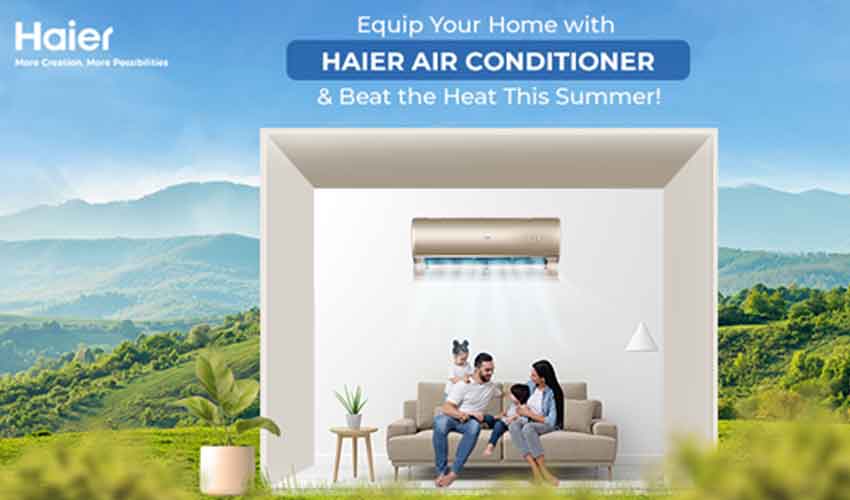 Beat the heat his summer with Haier air conditioners!