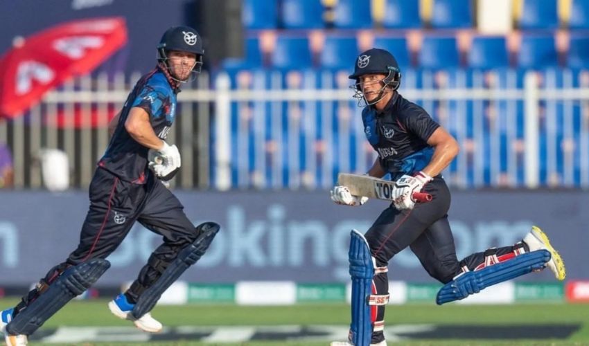 Namibia outclass Oman in super over thriller at ICC Men's T20 World Cup