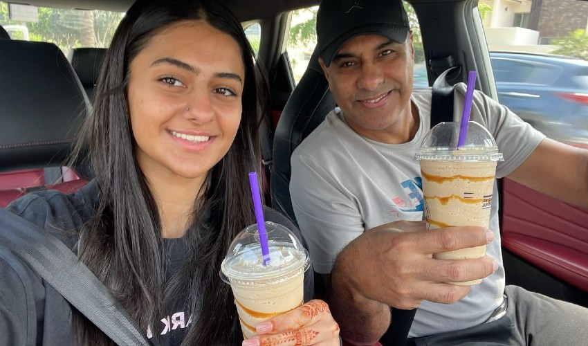 'Perfect start of morning': Waqar Younis, daughter beam with joy